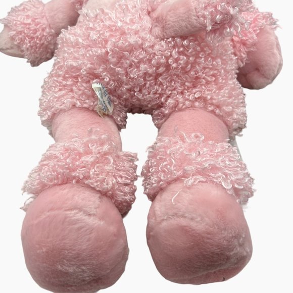 Build A Bear French Pink Poodle Dog Puppy Plush Stuffed Animal Toy Boucle BABW - Picture 7 of 13